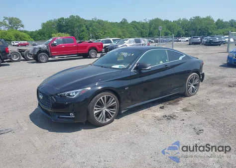 2017 Infiniti Q60 3.0T Premium z USA, uszkodzony, nr VIN JN1EV7EL6HM550913
